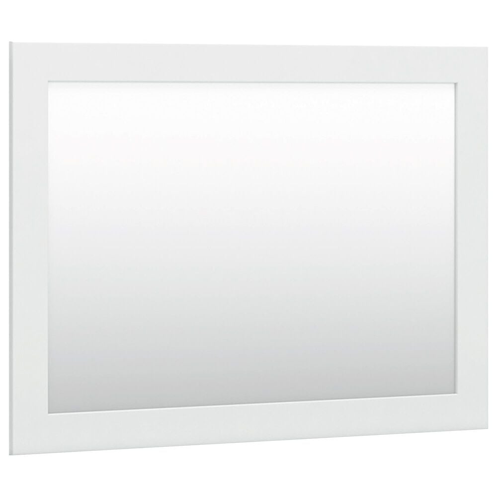 Ashley Bostwick Shoals Bedroom Mirror in White, , large