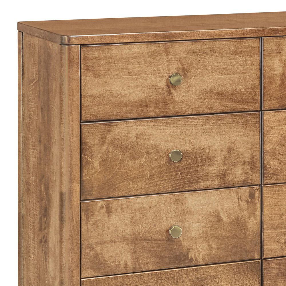 Archbold Furniture Warren 9 Drawer Dresser in Harvest Finish, , large