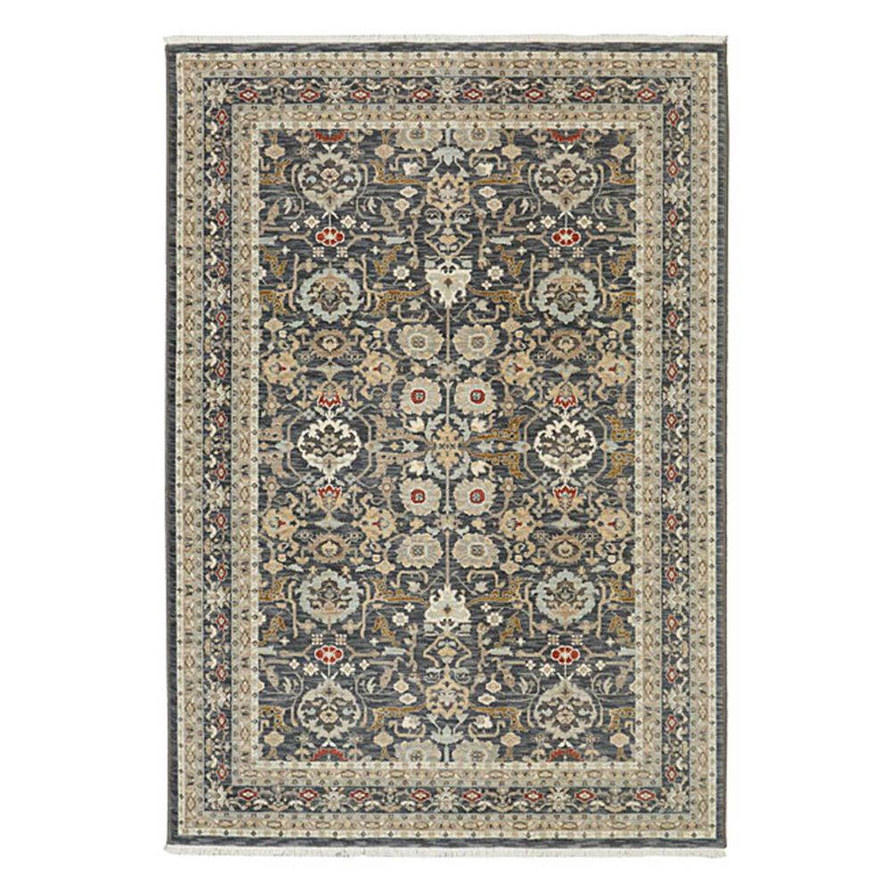 Karastan Manifesto Masque 38861 2'1" x 7'8" Charcoal Runner , , large