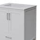 Lexora Home Jacques 30" Single Bathroom Vanity in White with 2 cm White Quartz Top and Rectangular Sink, , large