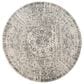 Amer Rugs Alpine 7"10" Round Medium Gray Area Rug, , large