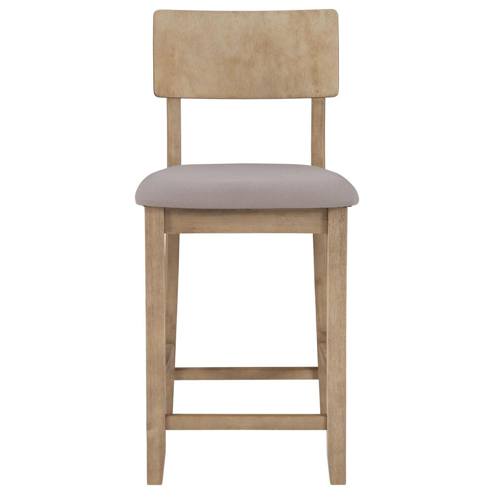 Linon Home Decor Jorissen Counter Stool in Grey Wash, , large
