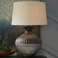 Ashley Magan Metal Table Lamp in Antique Bronze, , large