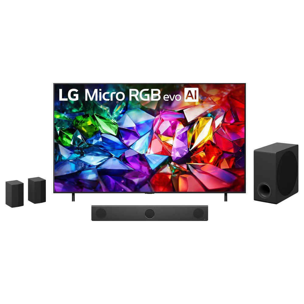 LG 75" Class 95B Series Micro RGB evo AI 4K LED Ultra HD - Smart TV with 5.1.3 Channel Soundbar System in Black, , large