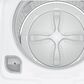 GE Appliances 3.9 Cu. Ft. Front Load Washer and 5.9 Cu. Ft. Electric Dryer Stack Laundry in White, , large