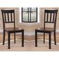 Ashley Owingsville Dining Side Chair in Black and Brown (Set of 2), , large