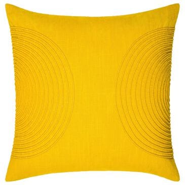 Surya Erlands 20" Square Throw Pillow in Mustard, , large