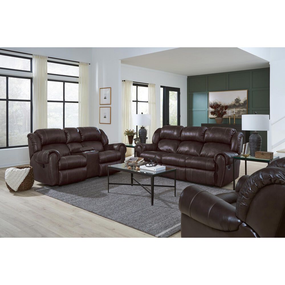 HomeStretch Laredo Power Sofa in Stetson Dark Brown, , large