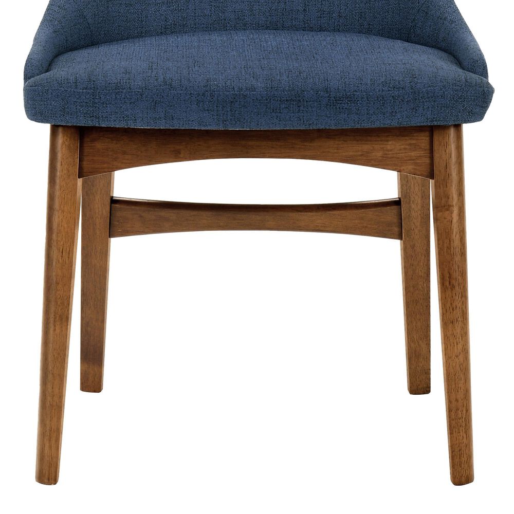 Blue River Azalea Dining Chair in Blue/Walnut &#40;Set of 2&#41;, , large