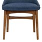 Blue River Azalea Dining Chair in Blue/Walnut (Set of 2), , large