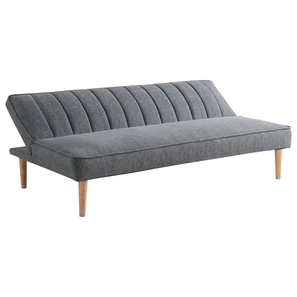 Lifestyle Solutions Salem Convertible Sofa in Gray, , large