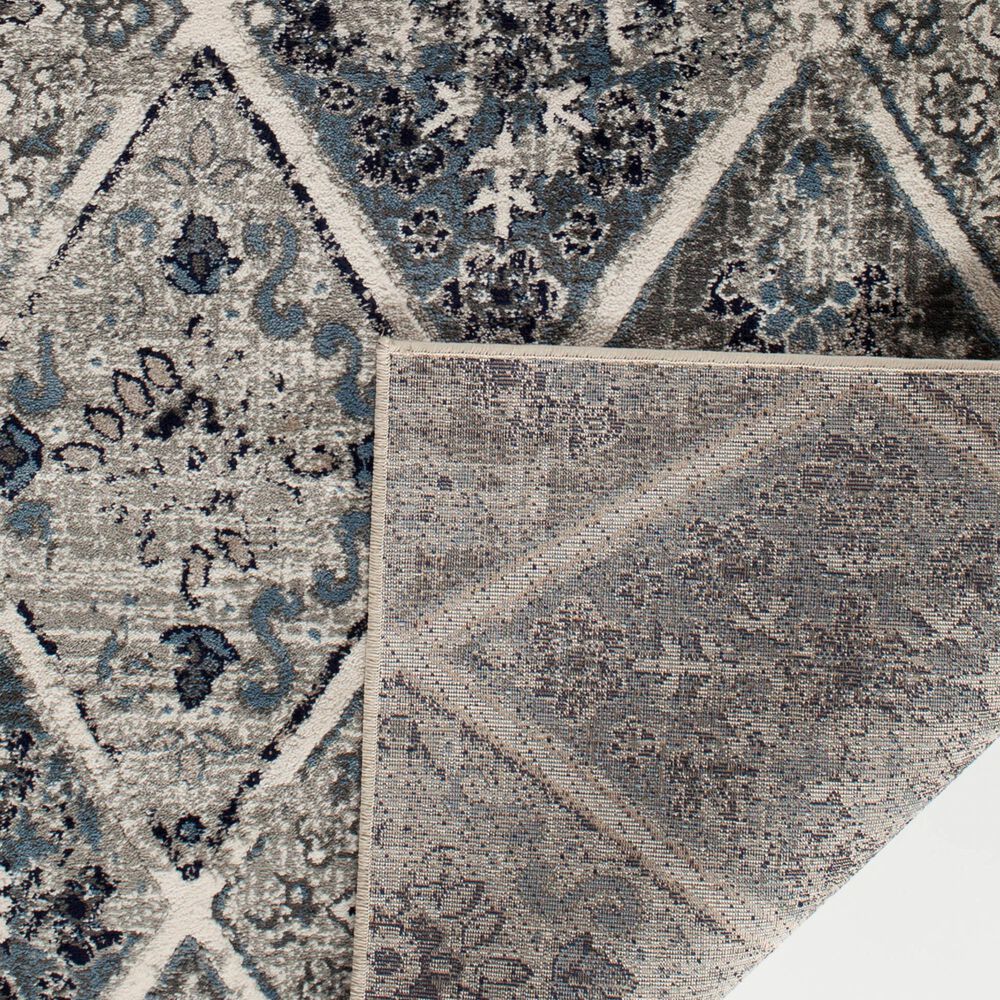 Central Oriental Corso Braddyville 6&#39;6&quot; x 9&#39;6&quot; Tan and Blue Area Rug, , large