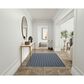 Nourison Twist Reversible 5" x 7" Blue Indoor/Outdoor Area Rug, , large