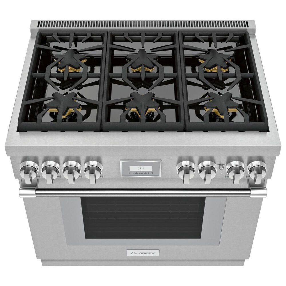 Thermador 36&quot; Pro Harmony Dual Fuel Range in Stainless Steel, , large