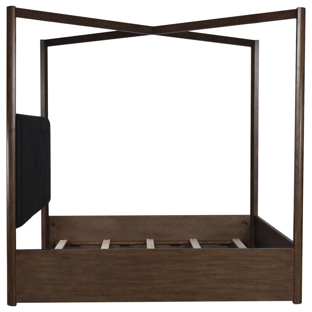 Ashley Dilenno California King Canopy Bed in Dark Brown, , large