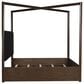 Ashley Dilenno California King Canopy Bed in Dark Brown, , large