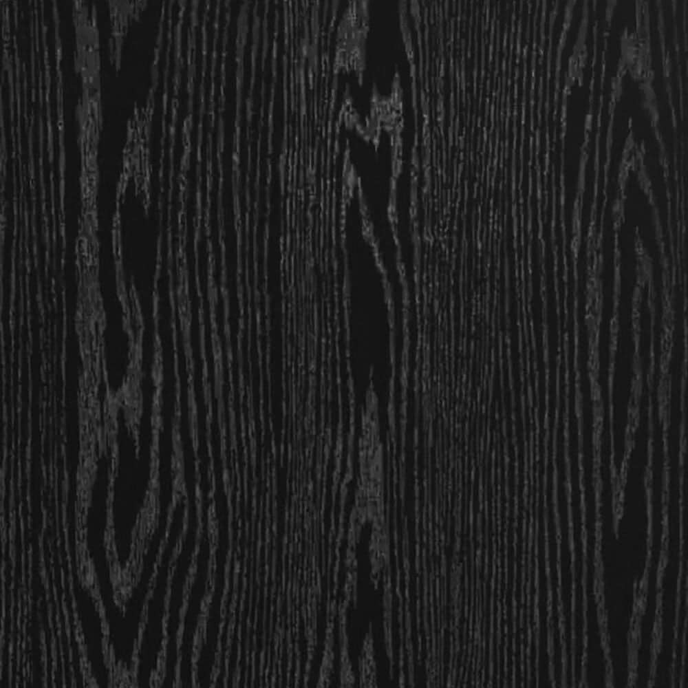 Mayberry Hill Taurus Bookcase in Flat Black and Weathered Oak, , large