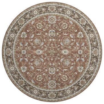 Dalyn Rug Company Hatay HY1 8" Round Paprika Area Rug, , large