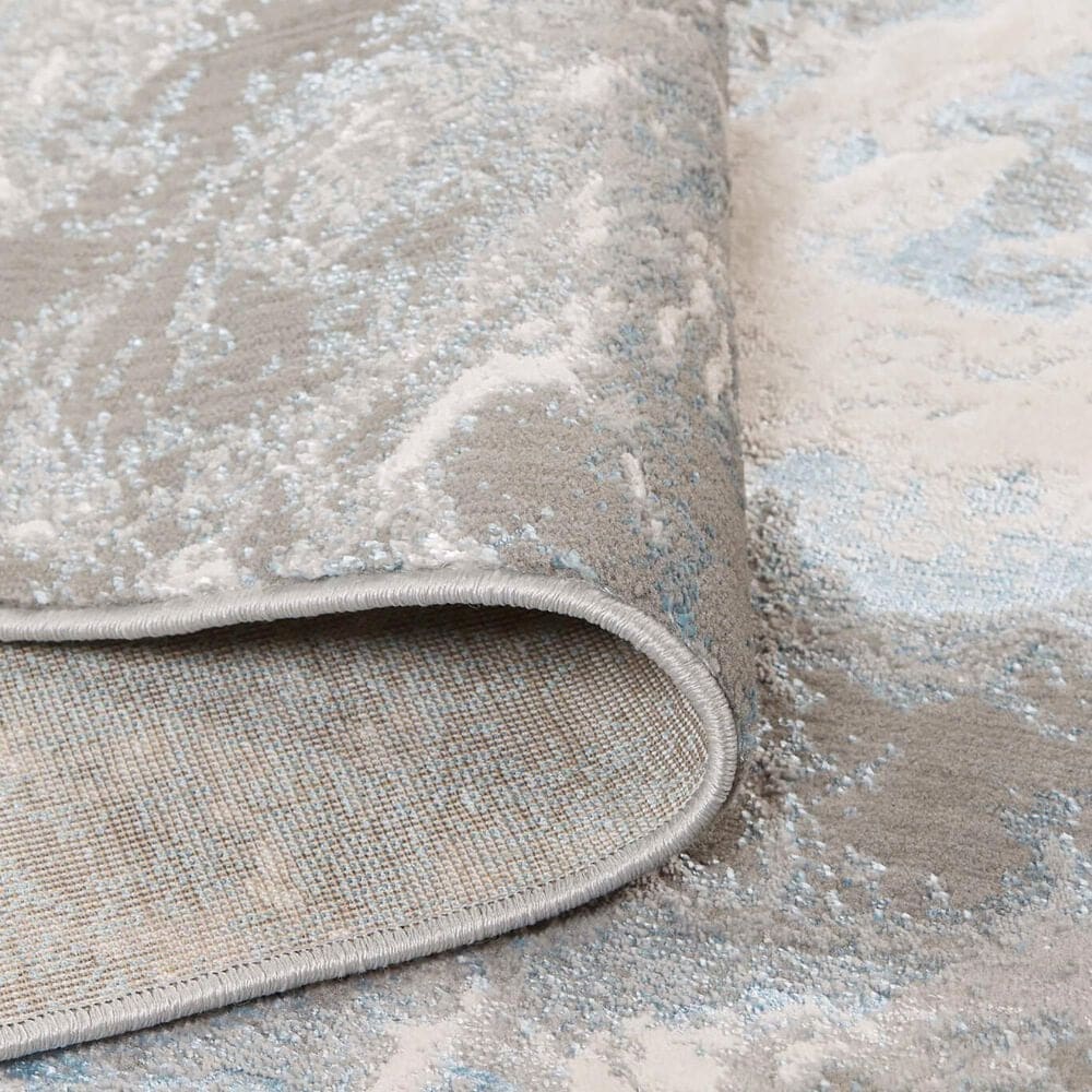 Feizy Azure 3539F 12&#39; x 18&#39; Gray and Blue Area Rug, , large