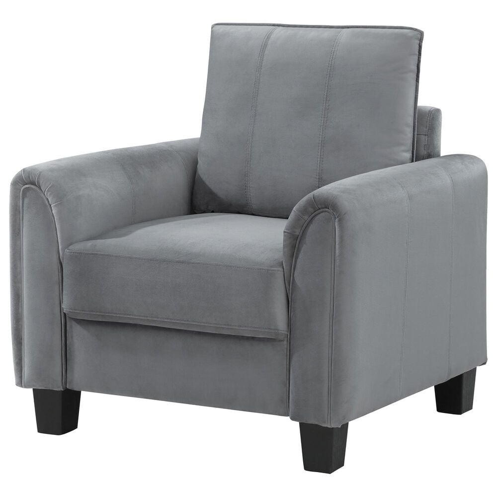 Coaster Davis Accent Arm Chair in Grey, , large