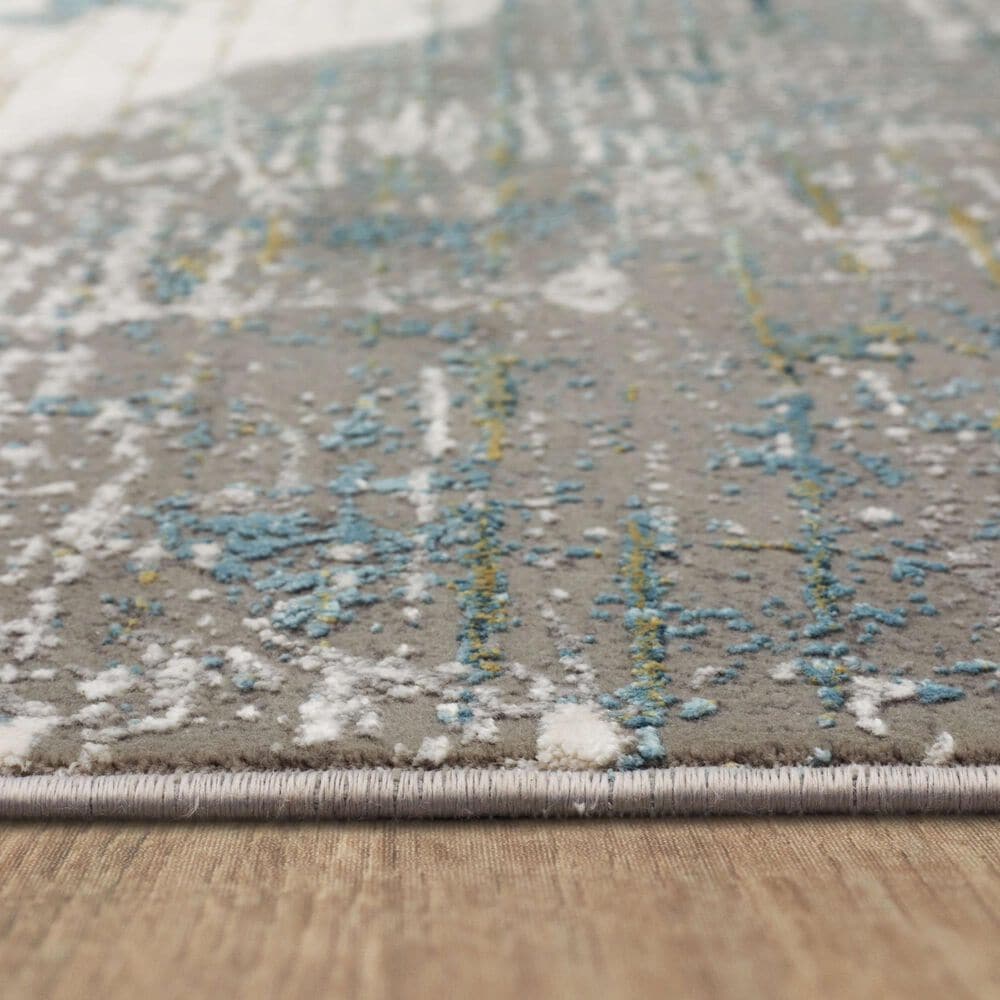 Karastan Tryst Nuvole 12&#39; x 15&#39; Grey and Blue Area Rug, , large