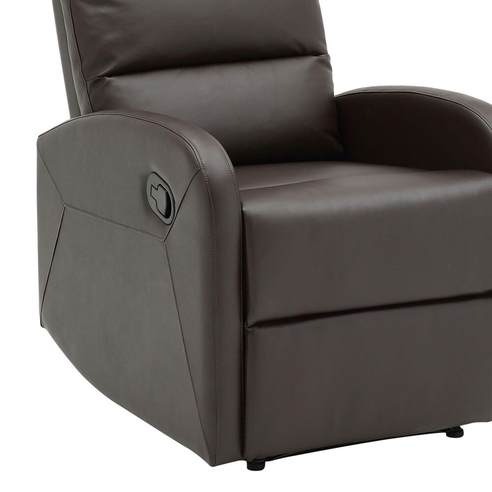 Lumisource Dormi Recliner Chair in Brown, , large