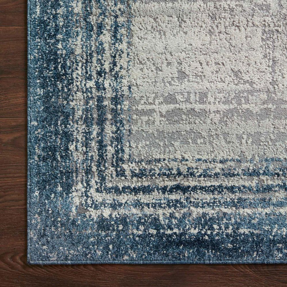 Loloi II Austen AUS-02 6&#39;7&quot; x 9&#39;2&quot; Pebble and Blue Area Rug, , large