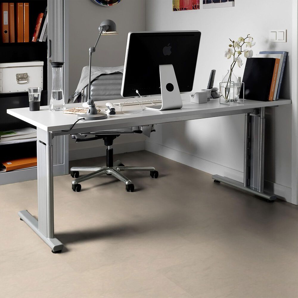 Forbo Marmoleum Cinch Loc Seal 12&quot; x 12&quot; Laminate Tile in Edelweiss, , large