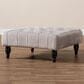 Baxton Studio Keswick Cocktail Ottoman in Grey, , large
