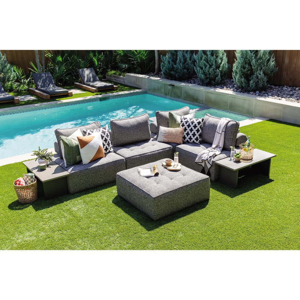Ashley Bree Zee Patio Lounge Chair in Brown, , large