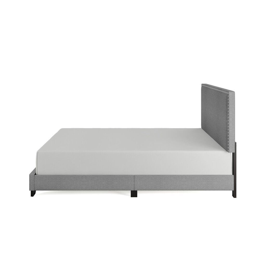 The Monday Company Full Upholstered Bed in Gray, , large