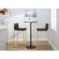 Lumisource Mason Mara Barstool with Black Cushion in Black and Walnut (Set of 2), , large