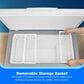 Midea 10 Cu. Ft. Garage-Ready Convertible Chest Freezer in White, , large