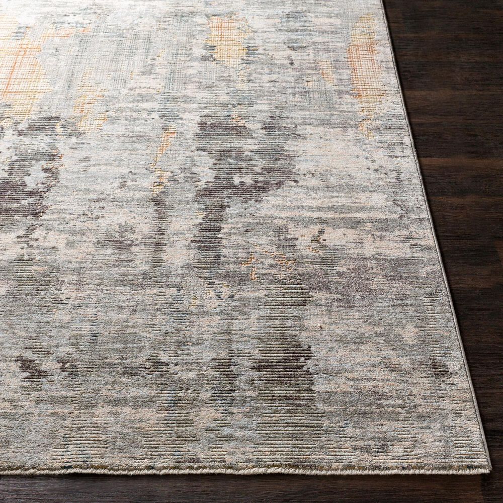 Surya Presidential Light Olive, Saffron, Orange, Ice Blue, Blue, Ivory, Wheat, Dusty Sage, Gray and Charcoal 11&#39;6&quot; x 15&#39;6&quot; Area Rug, , large
