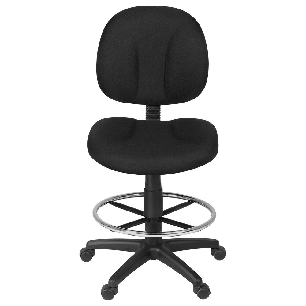 Regency Global Sourcing Comfort Series Swivel Computer Task Chair with Drafting Kit in Black, , large