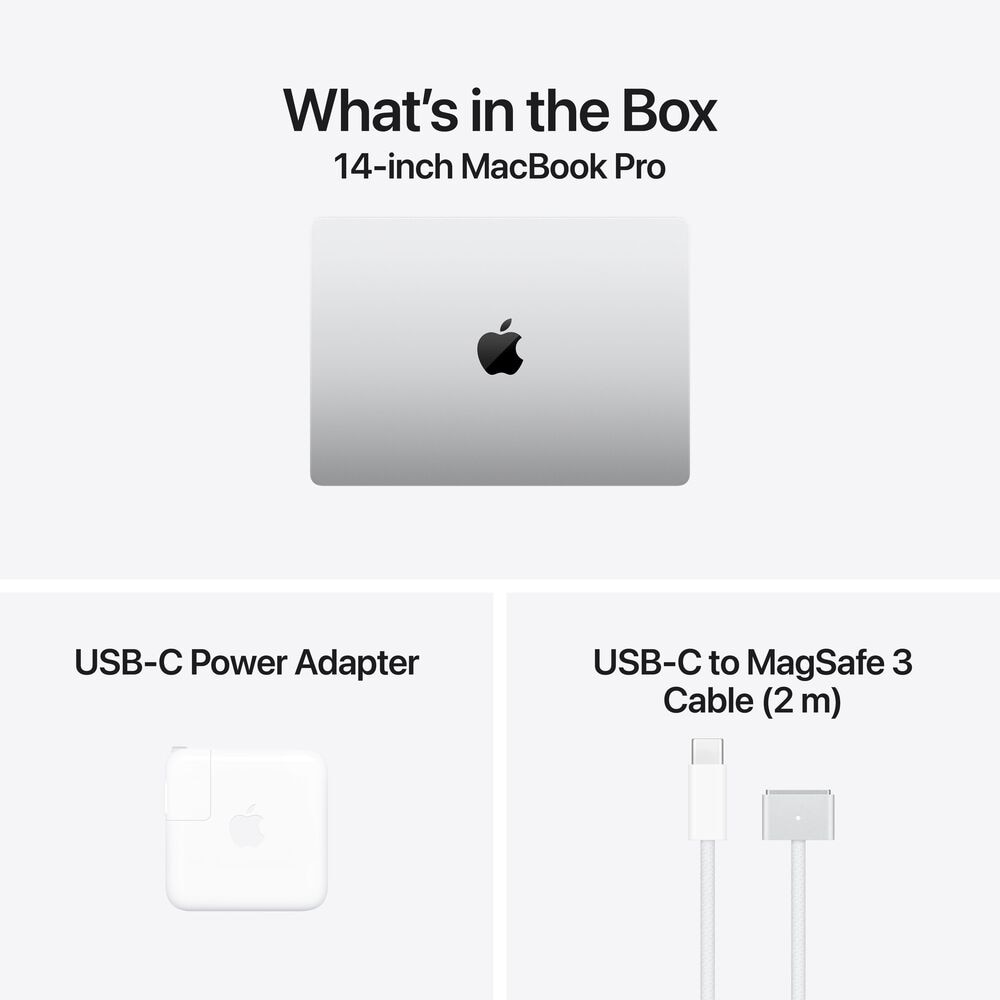 Apple MacBook Pro 14-inch Laptop M6 Chip - 12-core CPU - 12-core GPU - 16GB Memory - 1TB SSD - Silver (Latest Model) (Pre-Order), , large