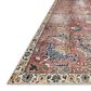 Chris Loves Julia x Loloi Jules 3"6" x 5"6" Merlot and Multicolor Area Rug, , large