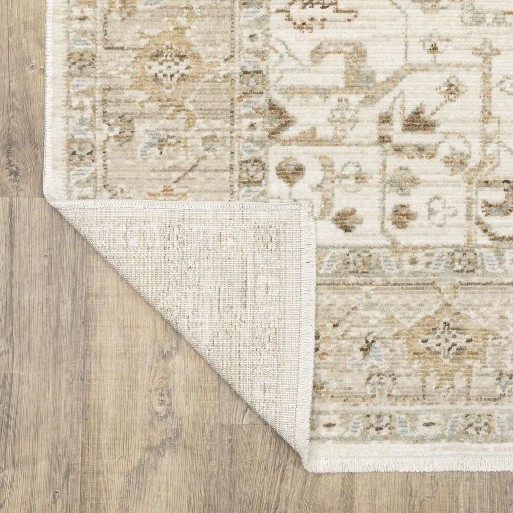 Oriental Weavers Lola Beige and Gold 6'7" x 10' Area Rug, , large