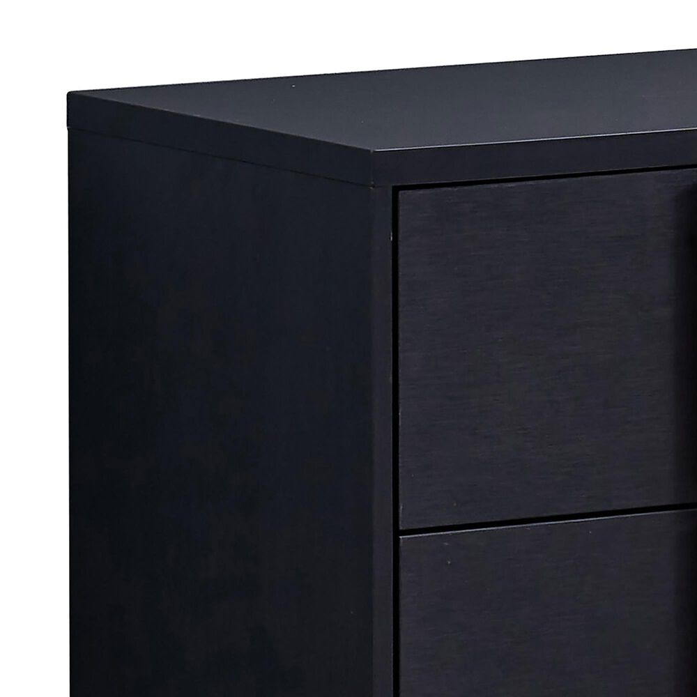 Pacific Landing Marceline 2-Drawer Nightstand in Black, , large
