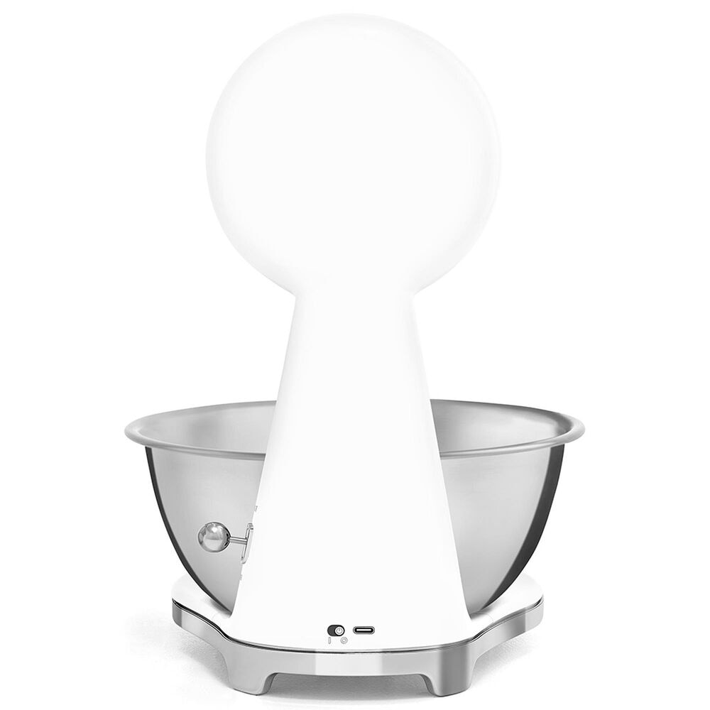 SMEG 50&#39;s Retro Style Kitchen Scale in White and Chrome, , large
