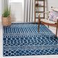 Safavieh Tulum TUL270N 4" x 6" Navy and Ivory Area Rug, , large