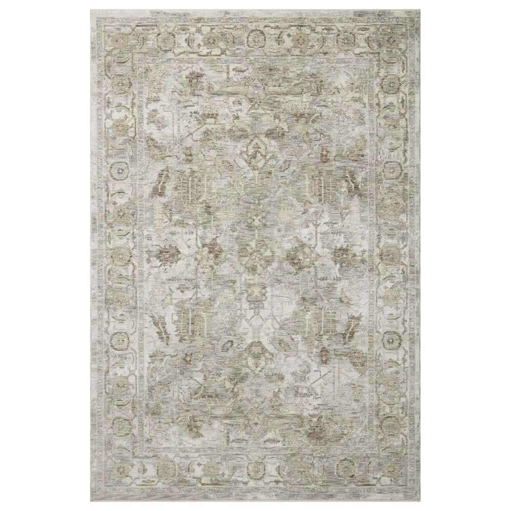Amber Lewis x Loloi Honora 2" x 3"4" Grey and Taupe Area Rug, , large