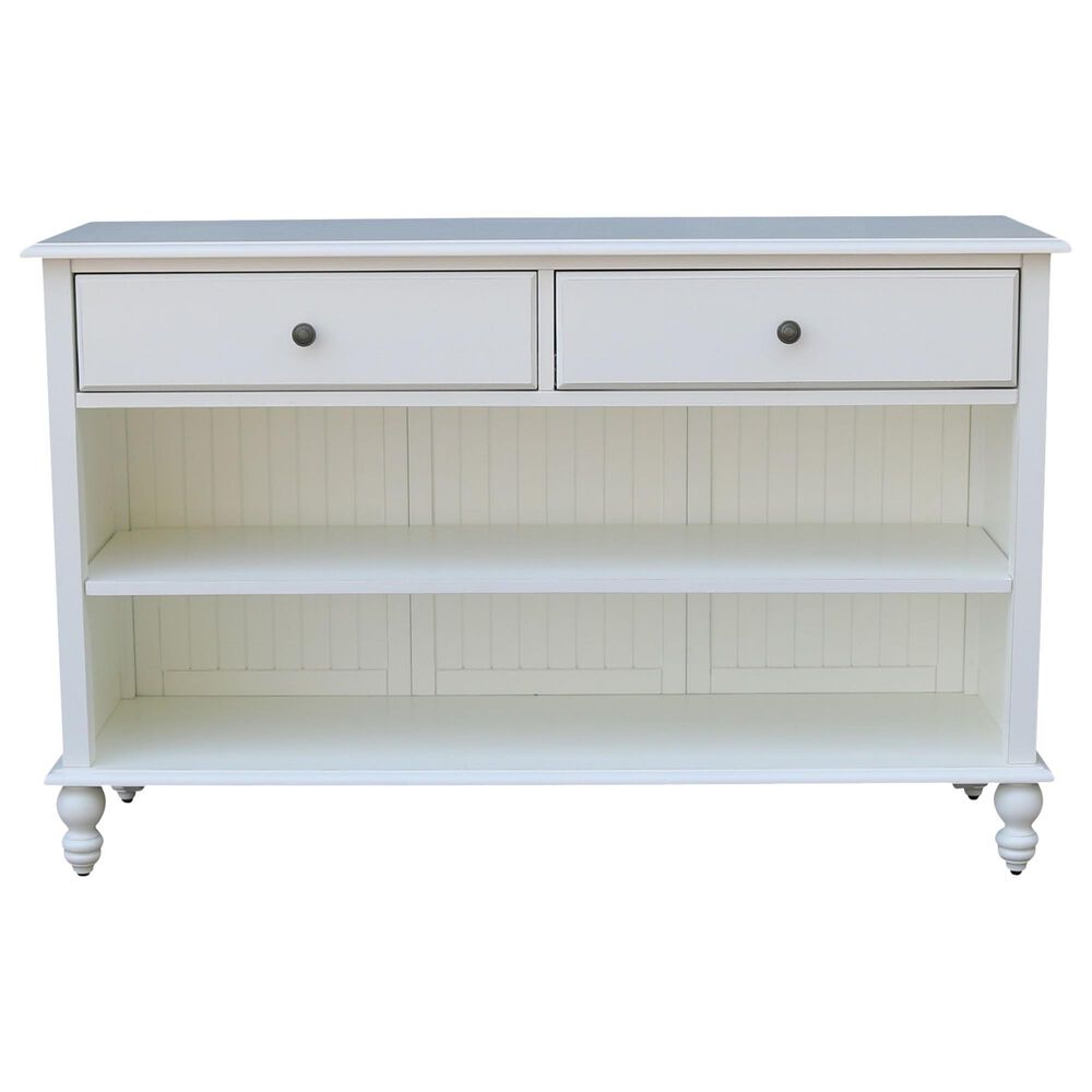 International Concepts Storage Console Table in Beach White, , large