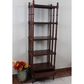 International Caravan Windsor 5-Tier Bookshelf in Stain, , large