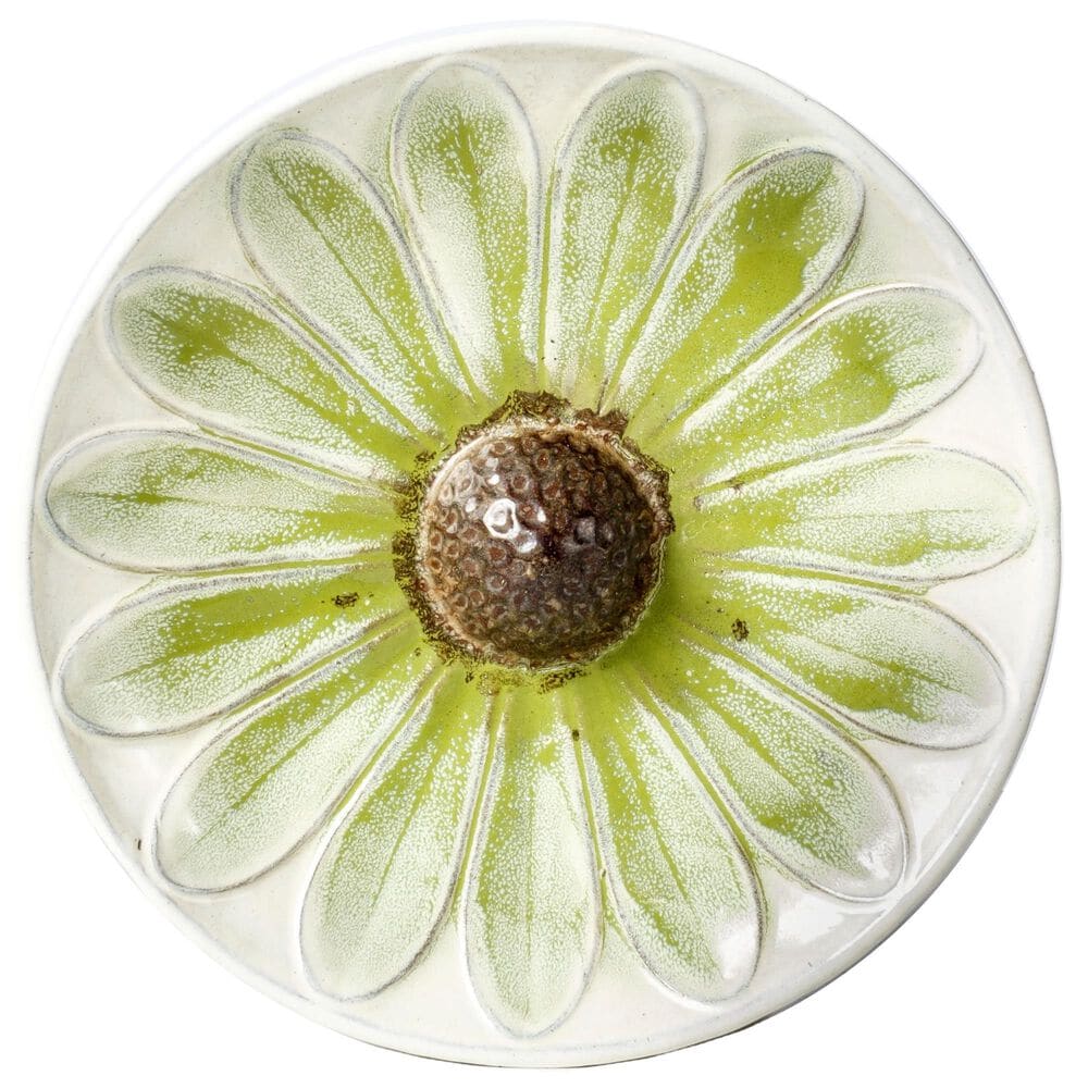 Alfresco Home Daisy Patio Bird Bath in Green, , large