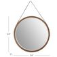 Riva Ridge Cyrus Wall Mirror in Almond Bisque, , large