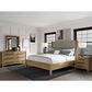 Shannon Hills Davie 3-Piece Queen Upholstered Bedroom Set in Pale Oak, , large