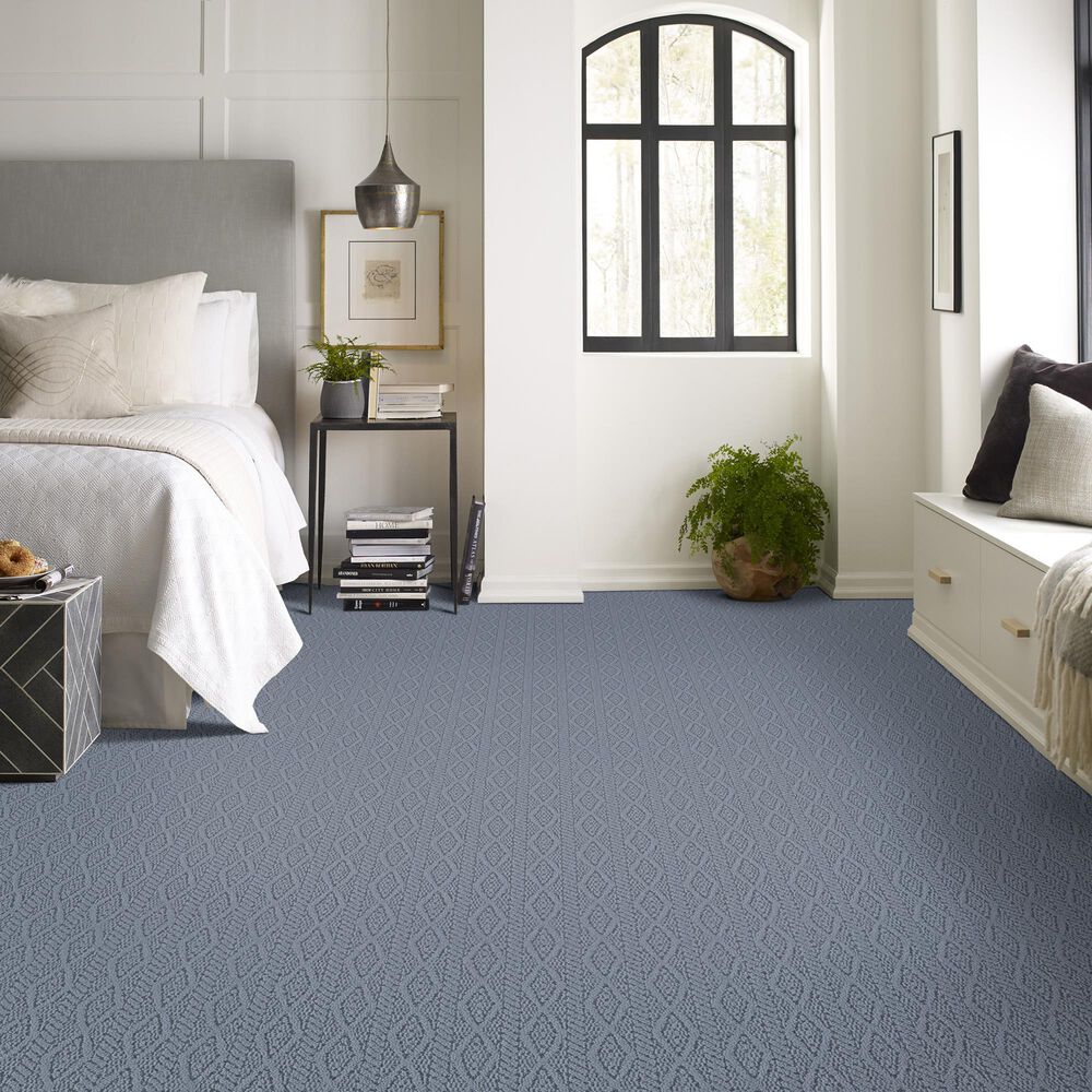 Anderson Tuftex Crochet Carpet in Old Money Blue, , large