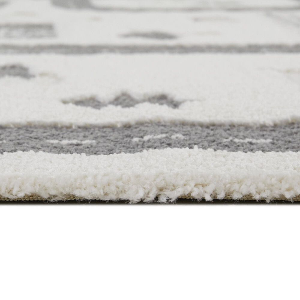 Balta Rugs Country Roads Map 4&#39;4&quot; x 6&#39; Cream Kids Area Rug, , large