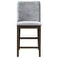 New Heritage Kody Counter Stool with Gray Upholstery in Dark Walnut, , large